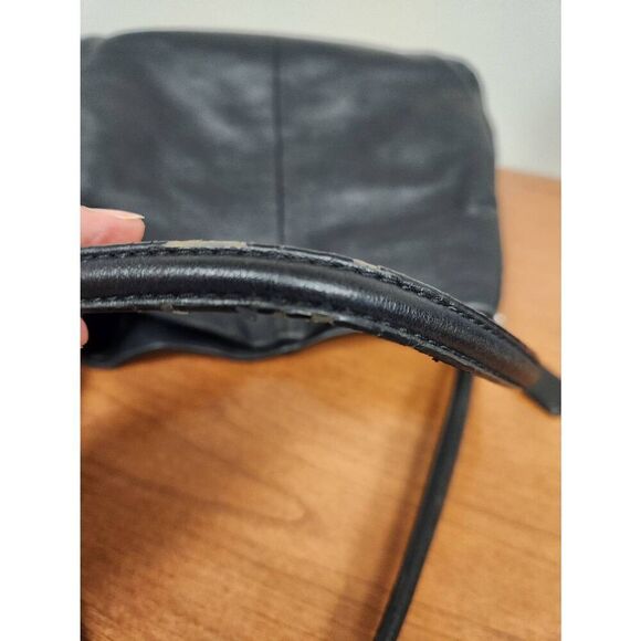 Coach 26224 Madison Phoebe Black leather Shoulder bag silvertone Hardware (PF) - Picture 4 of 14